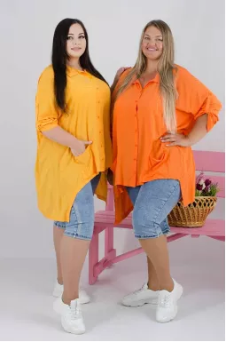 Сорочка довга пряма супер батал