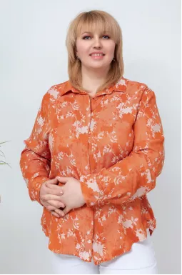 Сорочка довга в кольорах батал