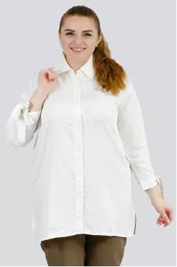 Сорочка атласна великих розмірів