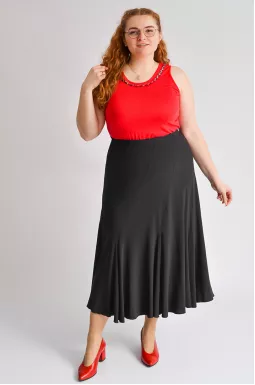 Длинная юбка годе супер батал