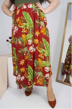 Яскрава спідниця максі супер батал