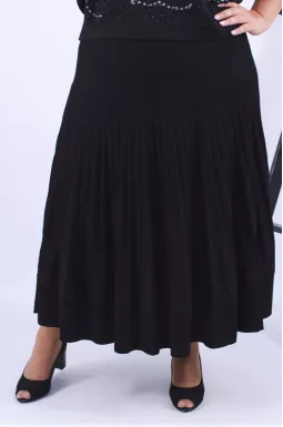 Спідниця однотонна максі