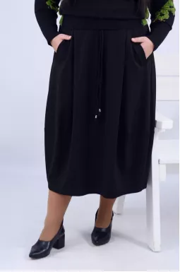 Елегантна спідниця міді супер батал