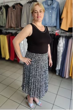 Модна спідниця плісе