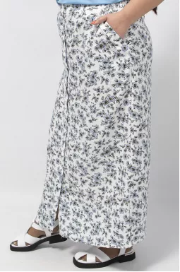 Спідниця максі на ґудзиках супер батал