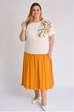 Спідниця максі в різних кольорах великих розмірів