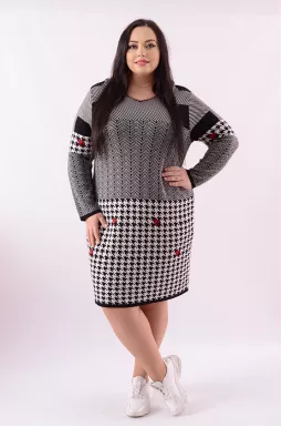 Сукня в'язана міді батал