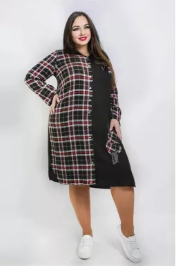 Сукня повсякденна з кишенями супер батал