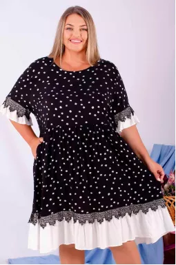 Платье миди батал