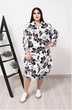 Сукня  сорочка міді супер батал