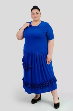 Яскрава сукня максі великих розмірів