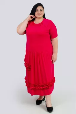 Яскрава сукня максі великих розмірів