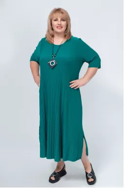 Сукня міді з прикрасою батал