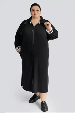 Сукня міді з коміром великих розмірів