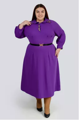 Сукня міді з поясом великих розмірів