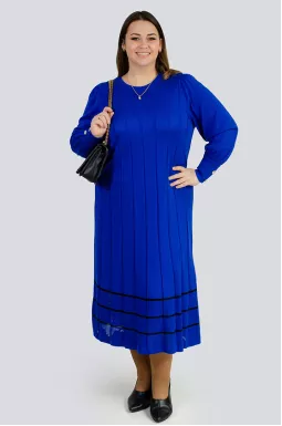 Сукня міді в'язана великих розмірів