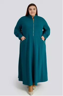 Сукня максі з блискавками великих розмірів