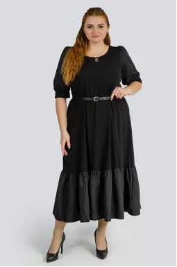 Сукня максі з поясом великих розмірів