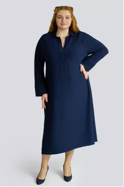 Сукня міді з розрізом великих розмірів