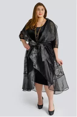 Сукня-двійка міді великих розмірів