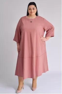 Сукня міді з прикрасою великих розмірів