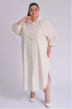 Сукня максі з голографічним декором великих розмірів