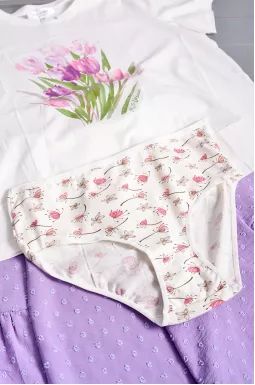 Котонові труси в принт великих розмірів