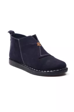 Нубуковые ботинки на косточку больших размеров