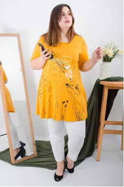 Повсякденна туніка коротка батал