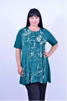 Повседневная туника короткая батал