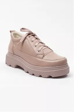 Туфлі шкіряні на шнурівці великих розмірів