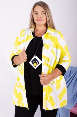 Туніка двійка з прикрасою батал