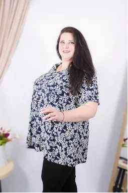 Туніка коротка трапеція супер батал