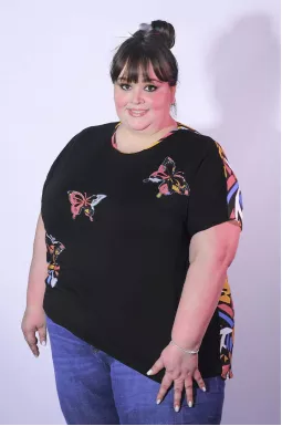 Туніка коротка пряма супер батал