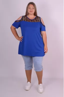 Туніка коротка трапеція супер батал