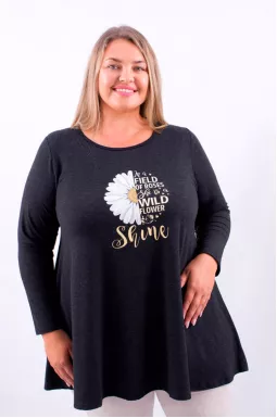 Туніка коротка трапеція батал