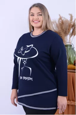 Зручна коротка туніка  батал