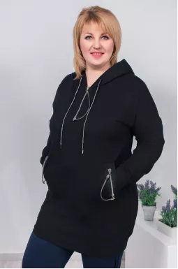 Туника с карманами на молниях супер батал