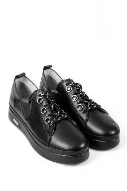 Класичні закриті туфлі зі шнурівкою великих розмірів