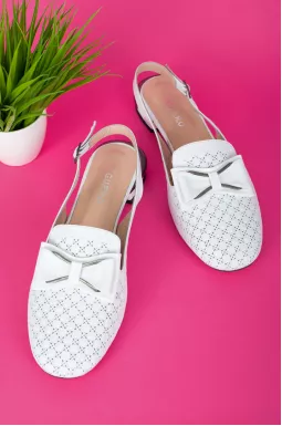 Туфли-слингбеки с украшением больших размеров