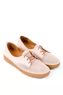 Закрытые туфли с перфорацией больших размеров