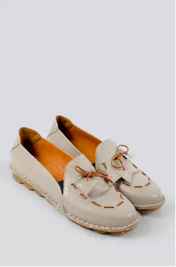 Туфлі кольору мокко на широку ніжку великих розмірів