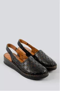 Туфлі на танкетці на широкі ніжки великих розмірів