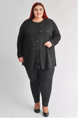 Туніка-сорочка з декором великих розмірів