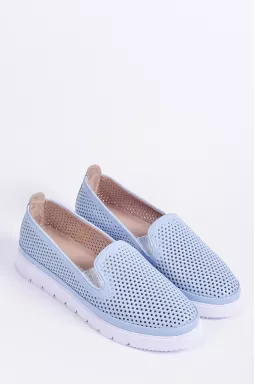 Сліпони блакитні на широкі ніжки великих розмірів
