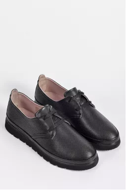 Туфлі чорні на широкі ніжки великих розмірів