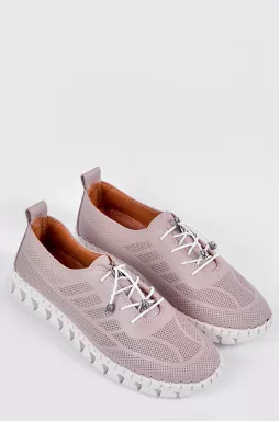 Туфли кожаные в цвете мокко со шнурками и фиксаторами больших размеров