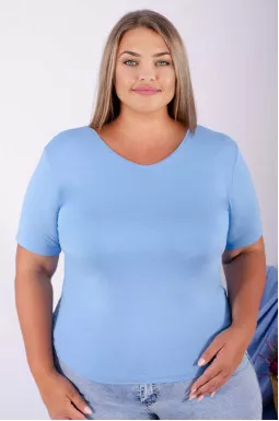 Футболка базовая однотонная батал