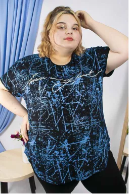 Футболка с принтом супер батал