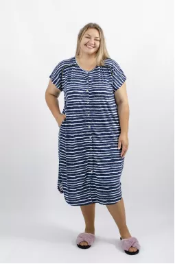 Халат длинный батал